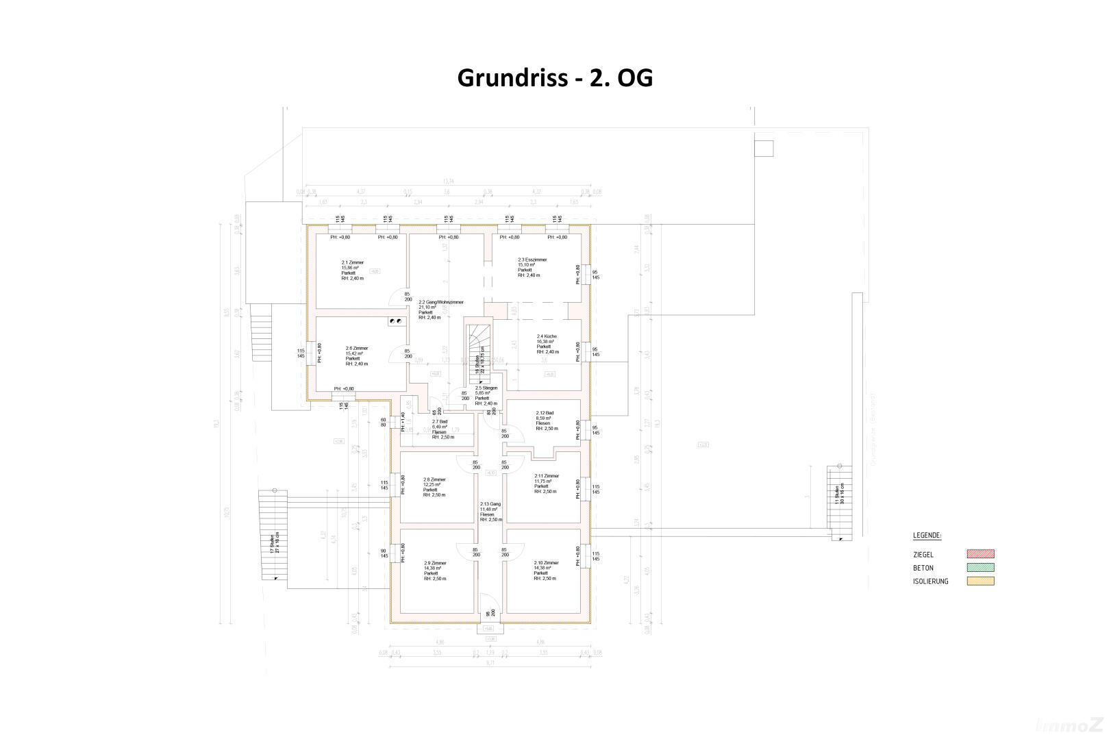 Haus zu kaufen: Sankt Johann in der Haide, 8295 Sankt Johann in der Haide - Grundriss 2. OG