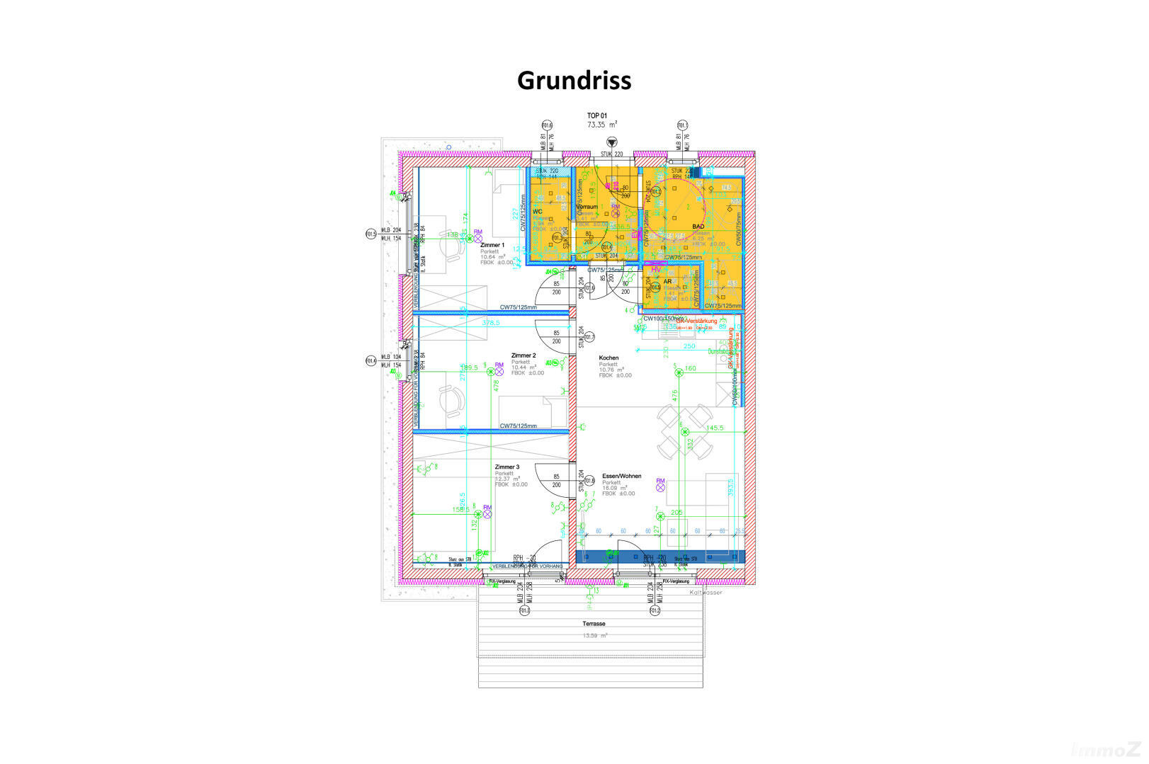 Wohnung zu kaufen: Hauptstraße 159, 8141 Unterpremstätten - Grundriss Top 1