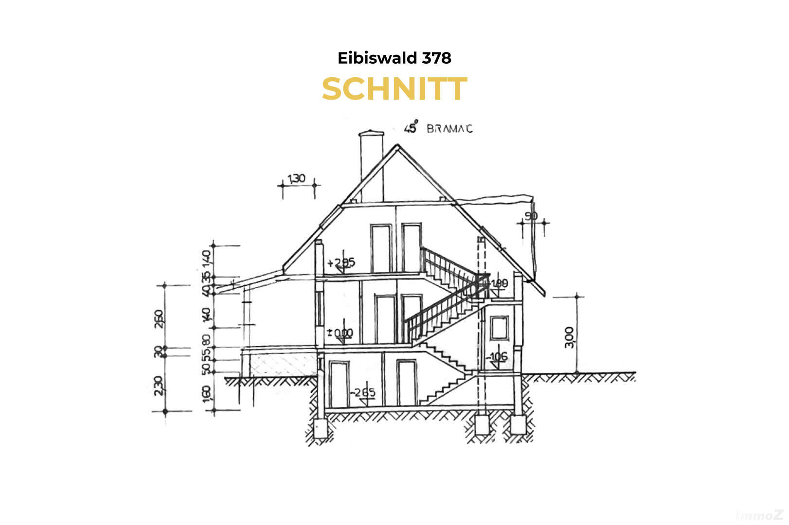 Haus zu kaufen: 8552 Eibiswald - 4 Eibiswald 378 - Schnitt