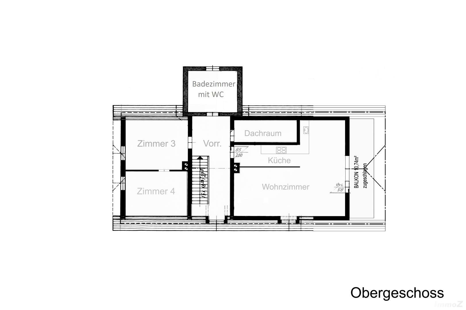 Haus zu kaufen: Jägerweg 10, 8502 Hötschdorf - Obergeschoss_