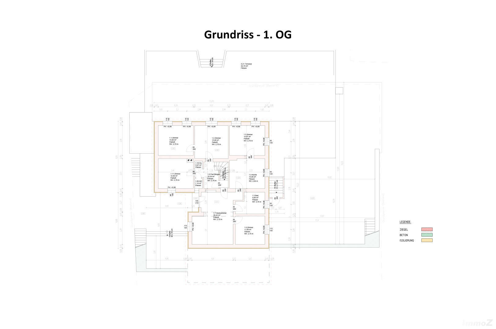 Haus zu kaufen: Sankt Johann in der Haide, 8295 Sankt Johann in der Haide - Grundriss 1. OG