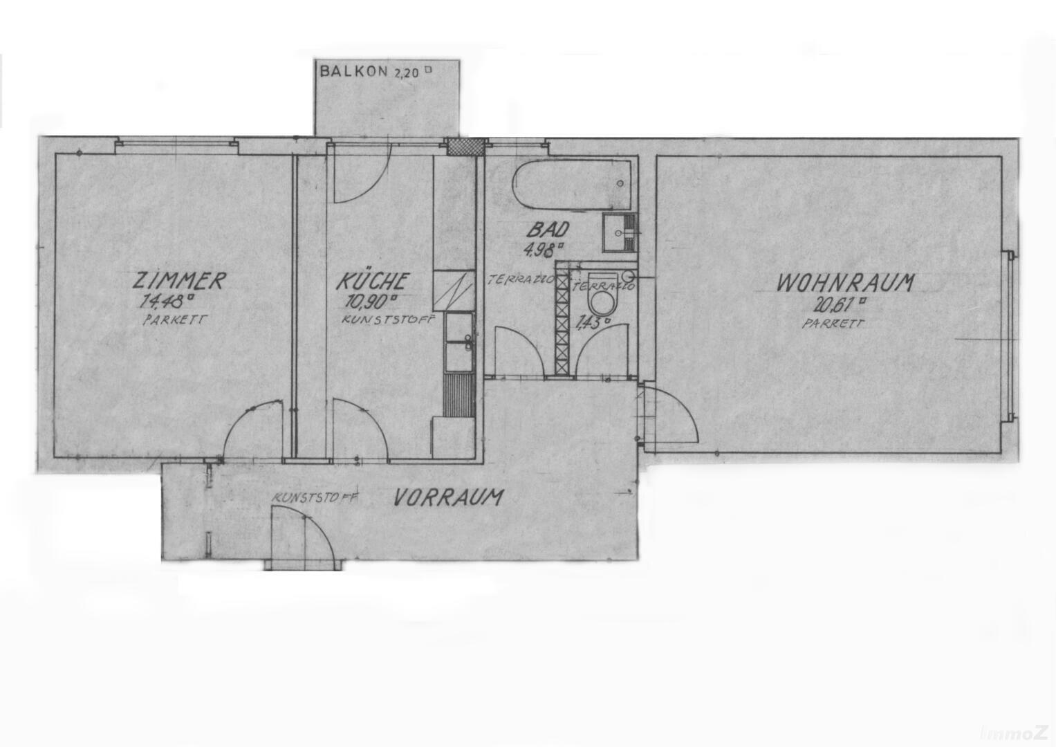 Wohnung zu kaufen: Münzgrabenstraße 205, 8010 Graz - Grundriss1