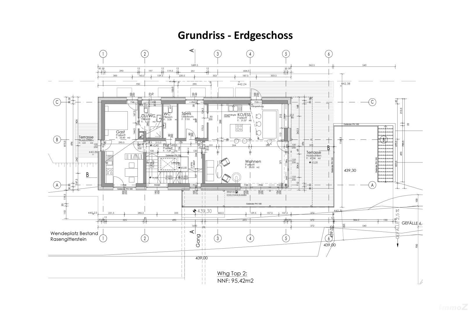 Haus zu kaufen: Takern I 117, 8321 Sankt Margarethen an der Raab - Grundriss Erdgeschoss