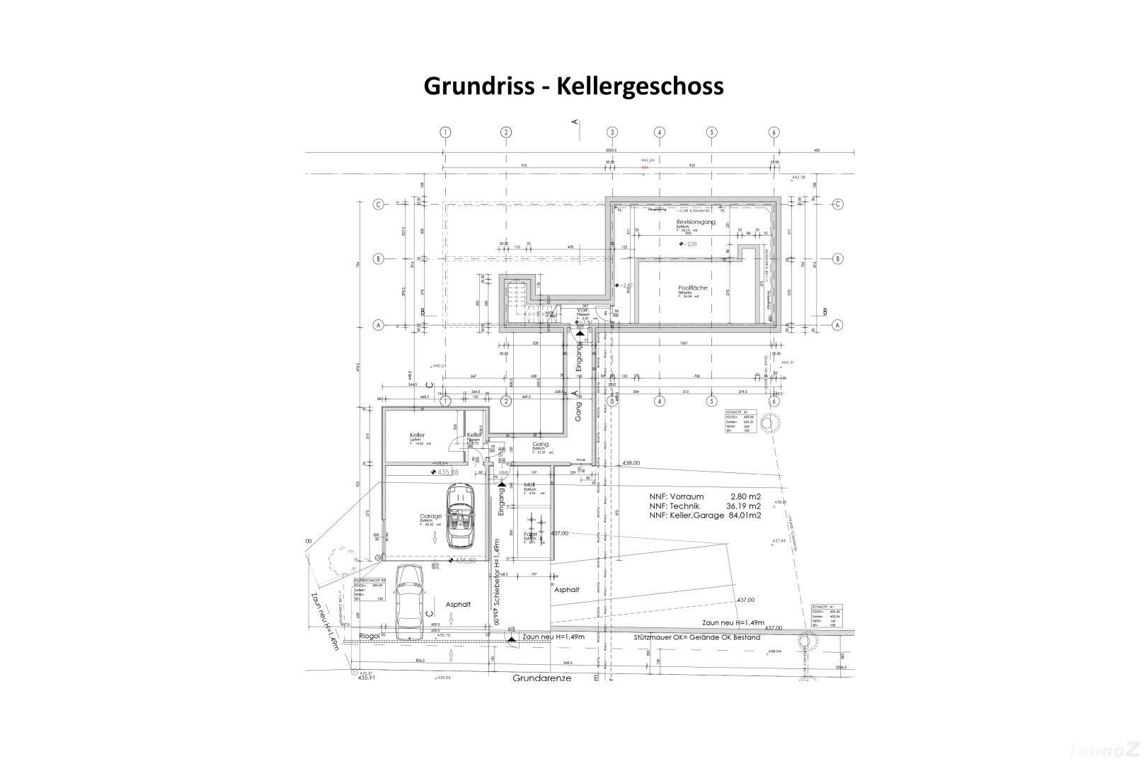 Haus zu kaufen: Takern I 117, 8321 Sankt Margarethen an der Raab - Grundriss Kellergeschoss