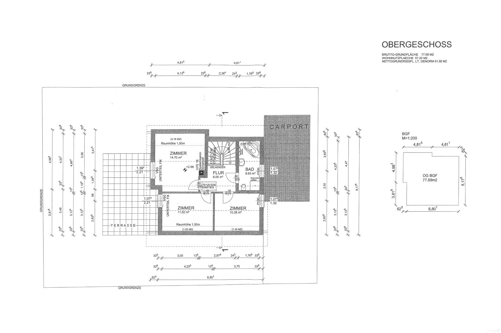 Haus zu kaufen: Rosengasse, 8401 Kalsdorf bei Graz - Obergeschoss