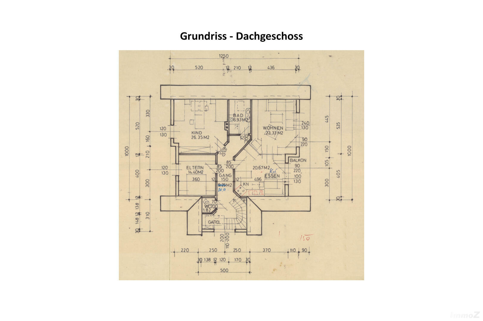 Haus zu kaufen: Obergreith 111, 8544 Obergreith - Grundriss Dachgeschoss